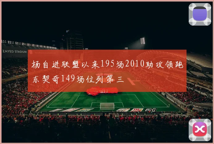 杨自进联盟以来195场2010助攻领跑东契奇149场位列第三
